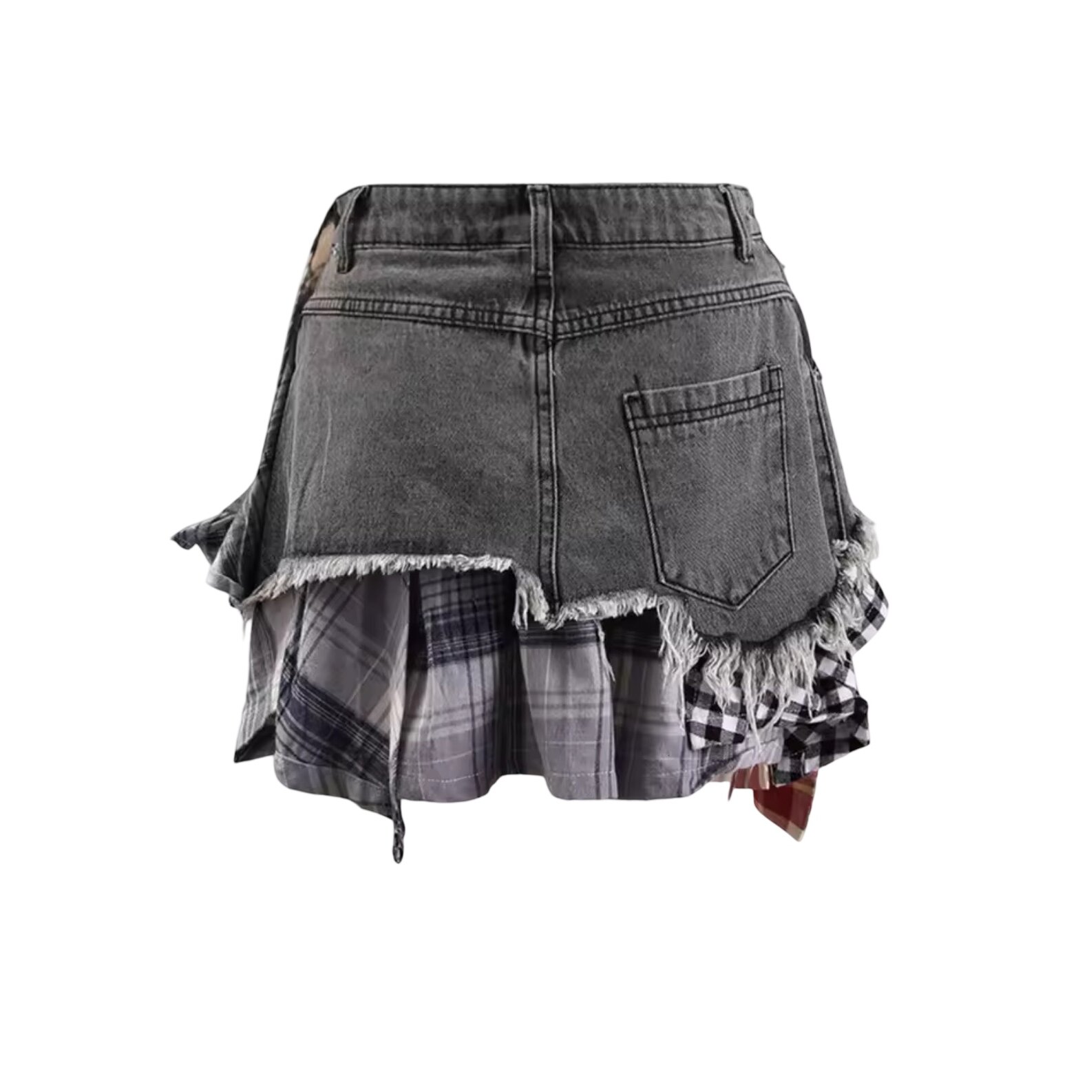 Apparel & Shoes :: Women's Disassembled Union Patchwork Denim Mini ...